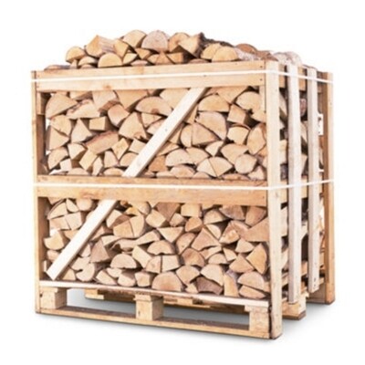 Kiln Dried Birch Firewood Crate 1m3 KD-Birch