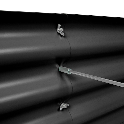 Oval Galvanised Raised Bed 120 x 60cm