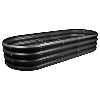 Oval Galvanised Raised Bed 180 x 90cm RIN-180x60