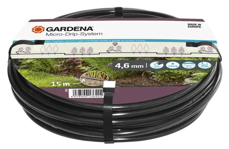 GARDENA Drip Irrigation Line 4.6 mm – 15 m GARDENA Drip Irrigation Line 4.6 mm – 15 m