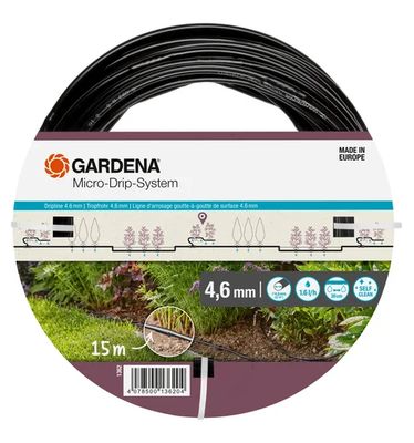 GARDENA Drip Irrigation Line 4.6 mm – 15 m GARD-1362-20