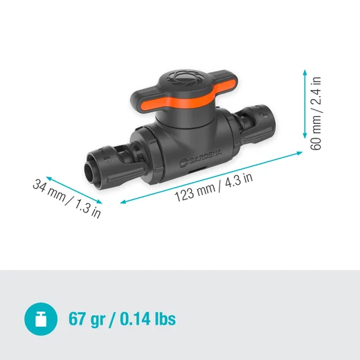 Gardena 13mm Shut / Regulator Off Valve Gardena 13mm Shut / Regulator Off Valve