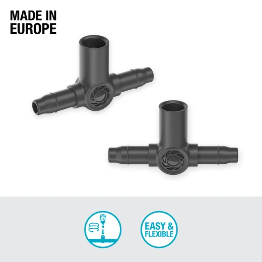 Gardena 4.6mm T-Joints for Spay Nozels and Drip Heads Gardena 4.6mm T-Joints for Spay Nozels and Drip Heads