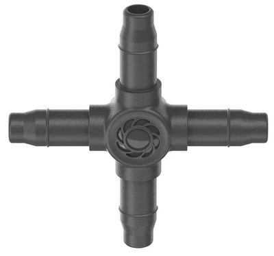 Gardena 4.6mm 4 way Coupling - Pack of 10 GARD-13214-20