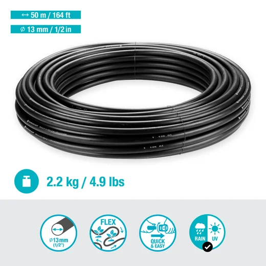 Gardena 13mm Connecting Pipe Flex – 50 m Gardena 13mm Connecting Pipe Flex – 50 m