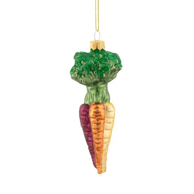 Bunch of Rainbow Carrots Christmas Bauble DEC-LINXM413
