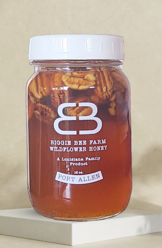 16 oz honey with pecans