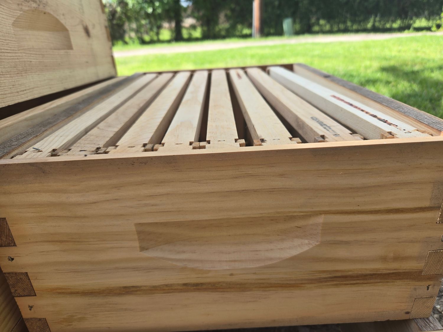 Assembled super box including frames and foundation