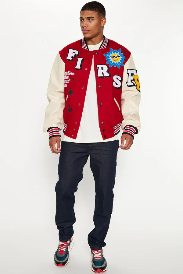 tica Sunshine Soul Varsity Jacket With Sleeves