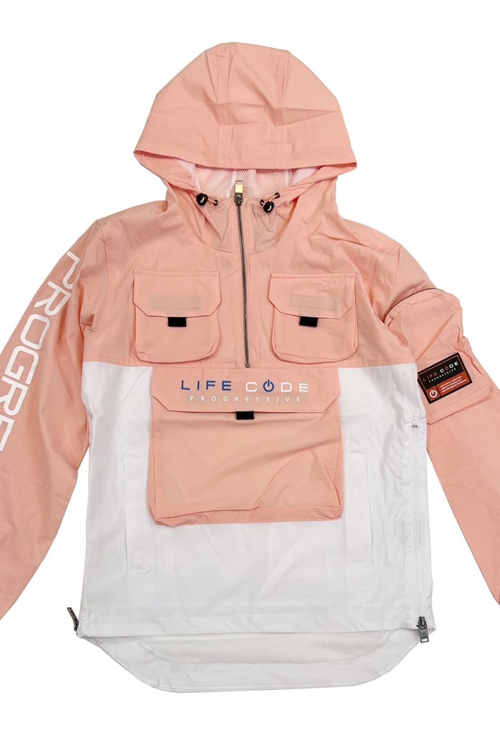 Life Code Windbreaker Jacket