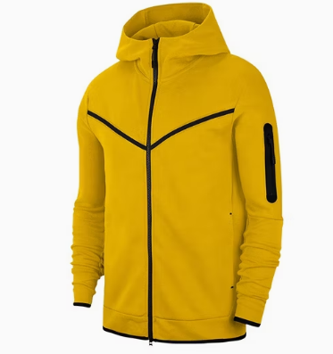 Streetwear Hooded Sweatshirt Cotton Polyester Sports Essentialsed Zipper Tech Fleece Hoodies for Men