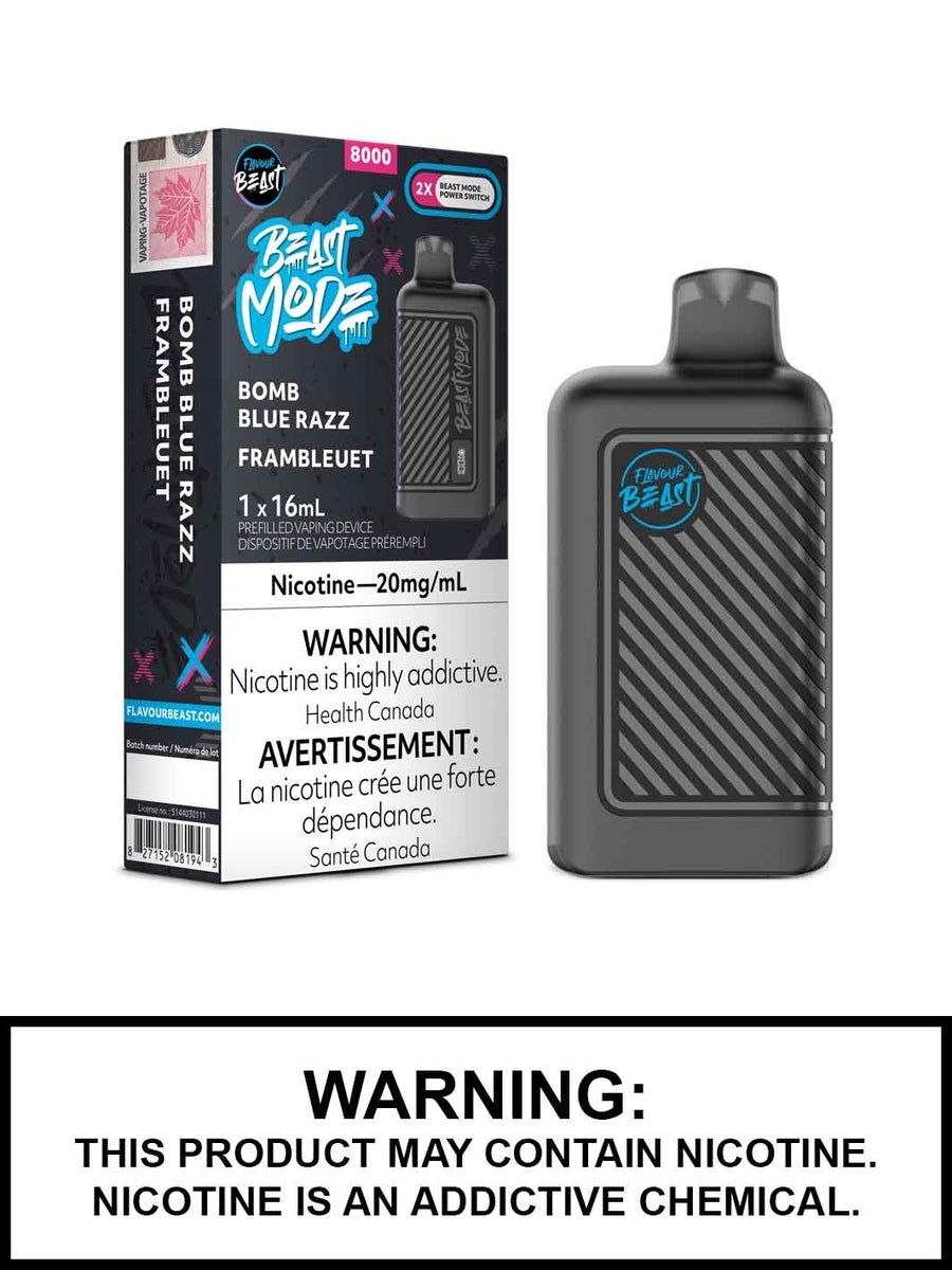 Flavour Beast BEAST MODE 8K, Flavor: Bomb Blue Razz