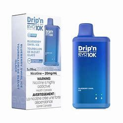 Drip&#39;n  EVO 10K Disposable, Flavour: Blueberry Swirl Ice