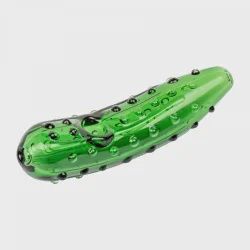 Red Eye Glass 4.5"  Pickle Hand Pipe