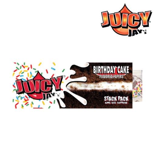 Juicy Jay King Size Birthday Cake Papers w/Tips