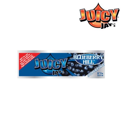 Juicy Jay Super Fine 1 1/4 Blueberry Hill Rolling Papers
