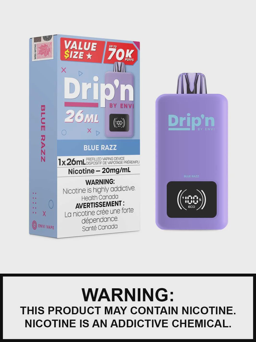 Drip&#39;n 26ml/70k, Flavour: Blue Razz