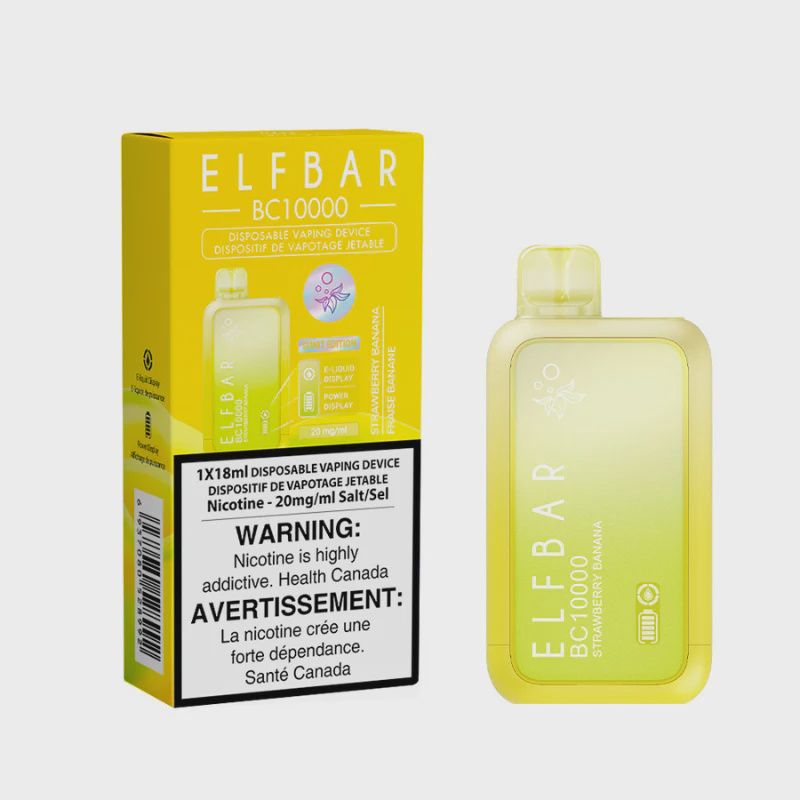 Elf Bar BC10K, Flavor: Strawberry Banana