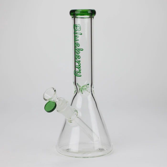 Blueberry Glass 11'' Bong Beaker, Colour: Green