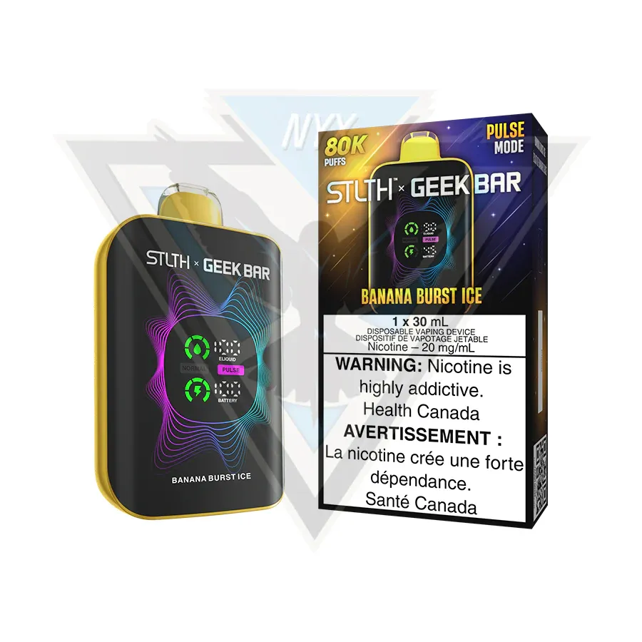 Stlth X Geek Bar, Flavour: Banana Burst Ice