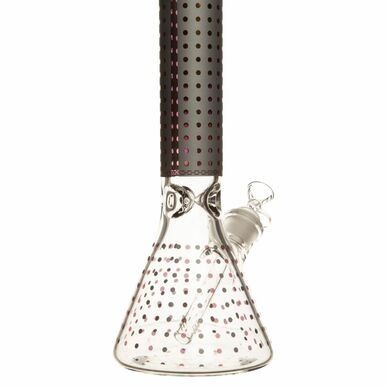 Polka Dot Glass Beaker Bong