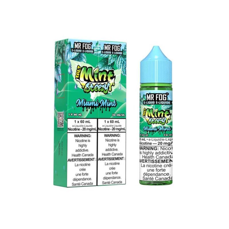 Mr Fog Mint Steezy 60ml E-liquid, Flavour: Miami Mint