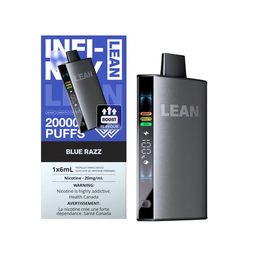 Infinity Lean 20K Disposable Vape, Flavor: Blue Razz