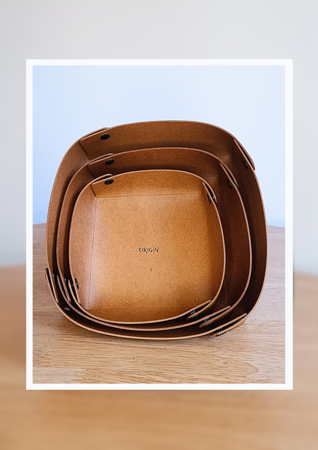 Vide Poches  Cuir Recyclé