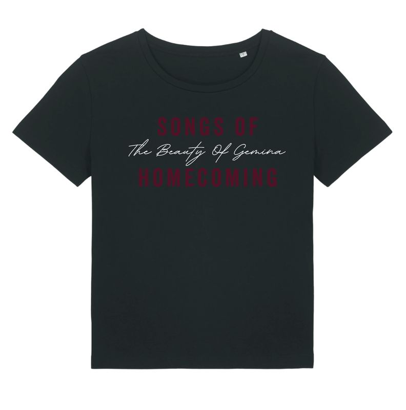 T-SHIRT GIRLY WITH PRINT "HOMECOMING"