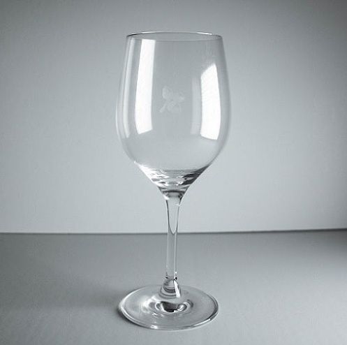 Acorn Etched White Wine