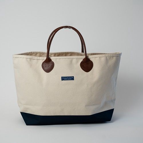 Leather Handle Tote