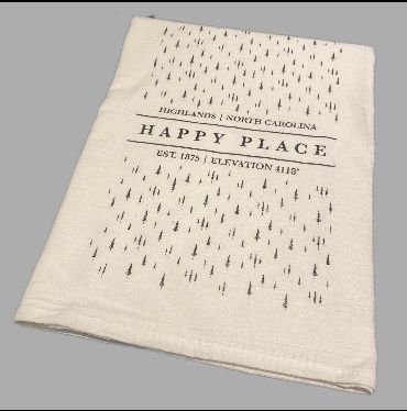 Highlands Happy Place Tea Towel