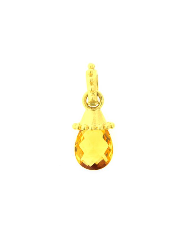 Faceted Citron Pendant