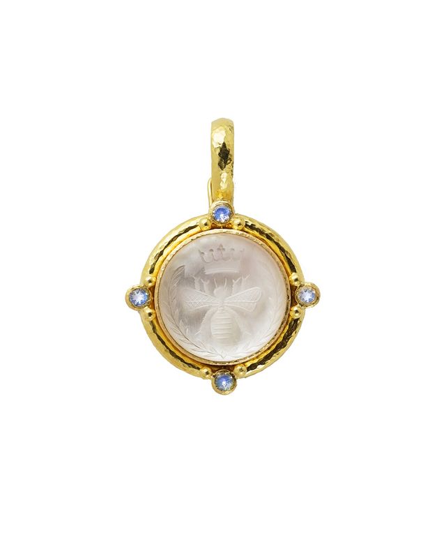 Queen Bee wMoonstone &amp; Gold