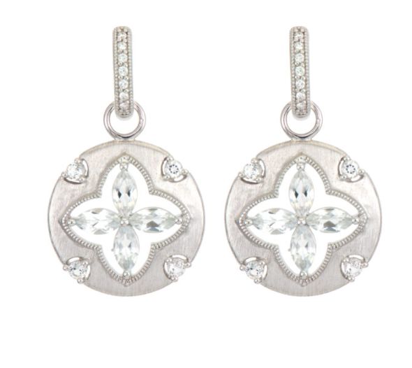 White Topaz Sterling Silver Pendants
