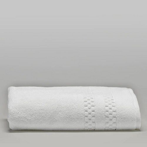 Frette Bath Towel, Color: Checkerboard White, Size: Each