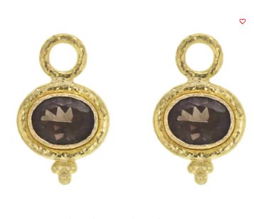 Faceted Smoky Quartz w/ Gold Triad ERP