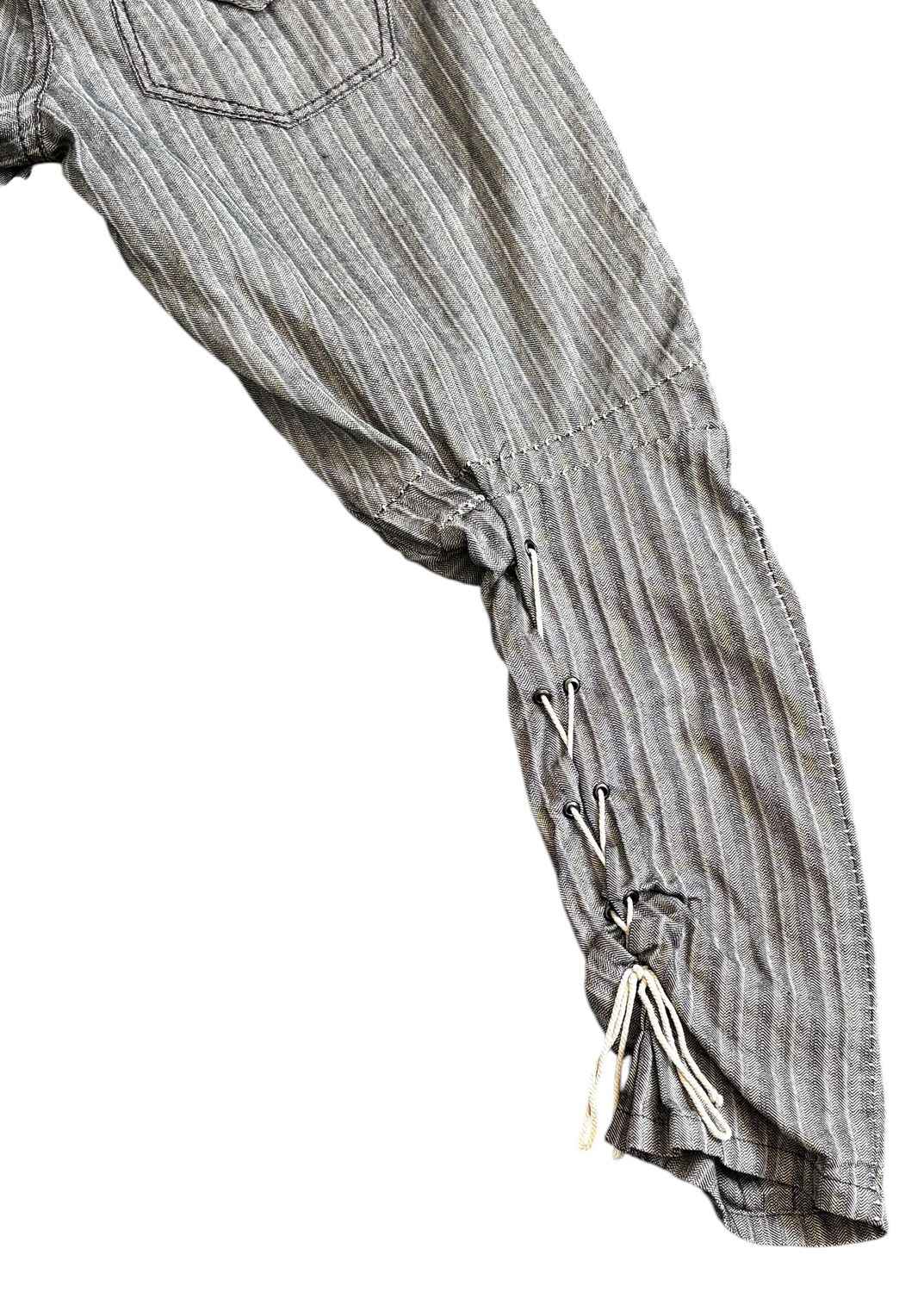 Pantalon Femme Marithé+François Girbaud - Gris à Rayures - Taille 36 - Occasion Très Bon état
