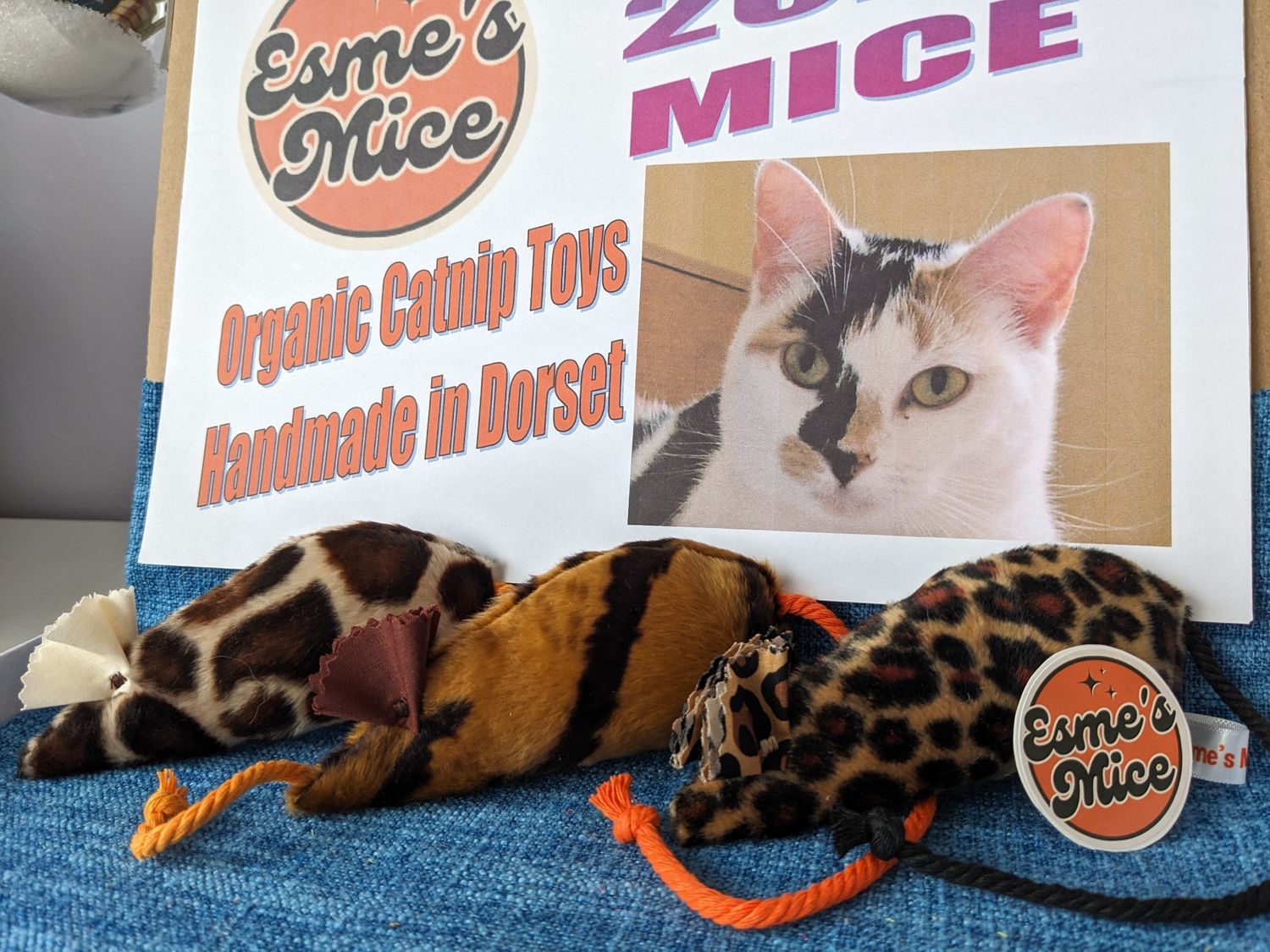 Esme's Mice Animal print 🐅🦒🐆fur fabric Mice 🐭🐭 are back for 2026 