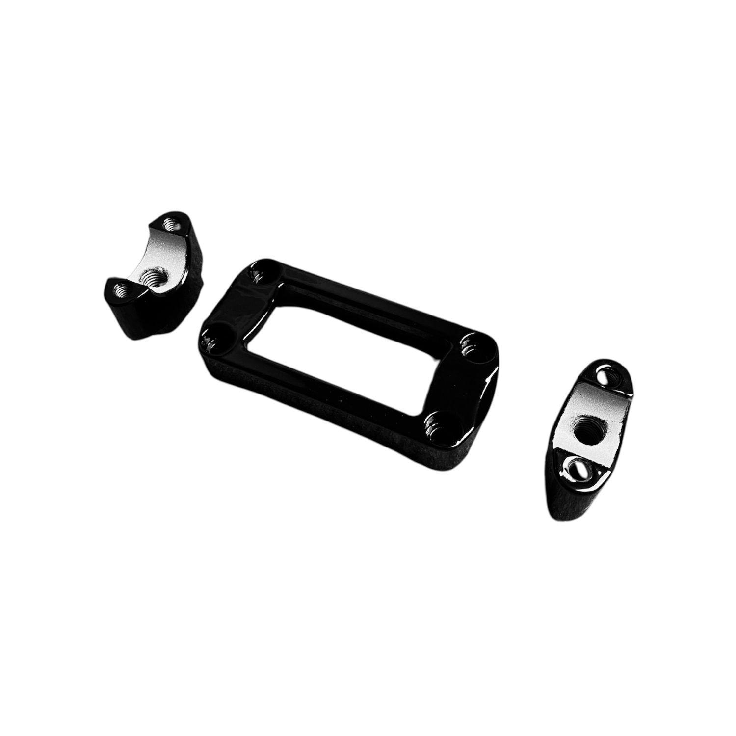 Motorrad Lenkerklemmen / Lenkerklemmung Pulverbeschichtung