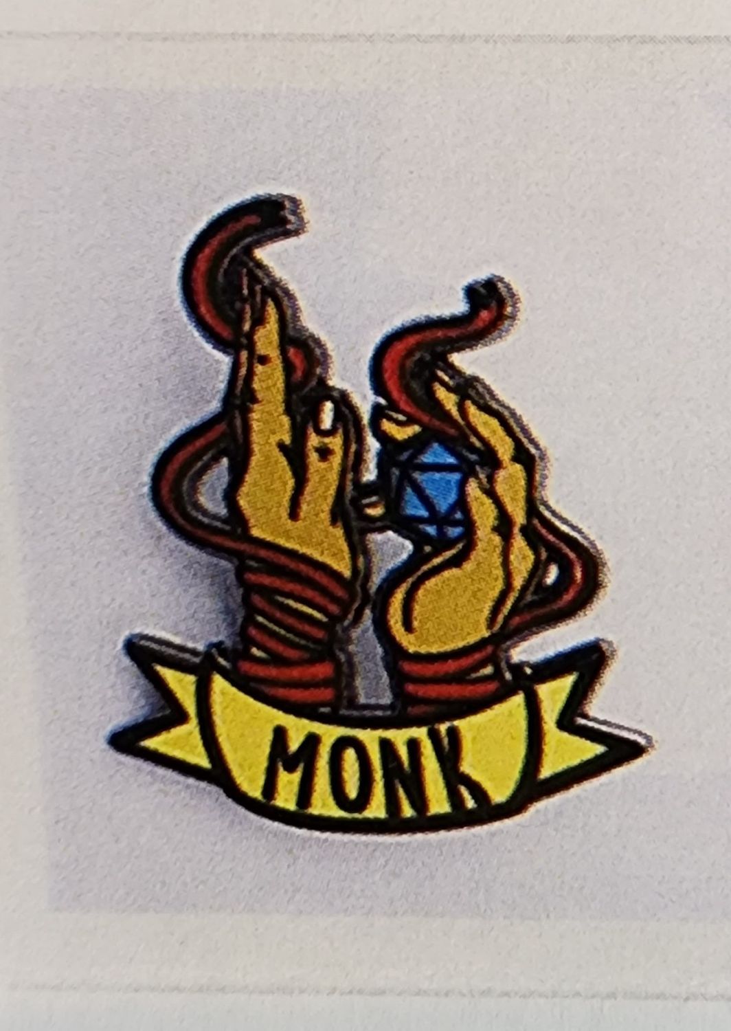 BANNER CLASS PIN MONK