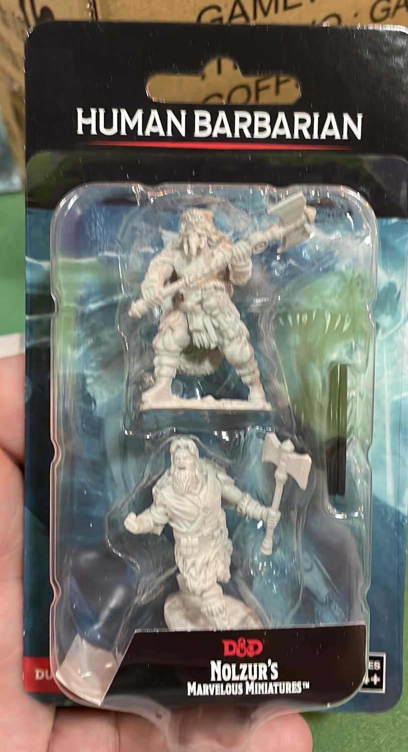 Nolzurs Human Barbarian DND Mini