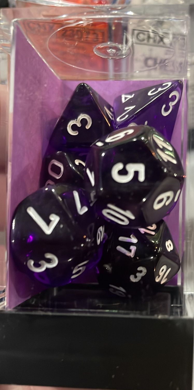 Translucent Purple/White