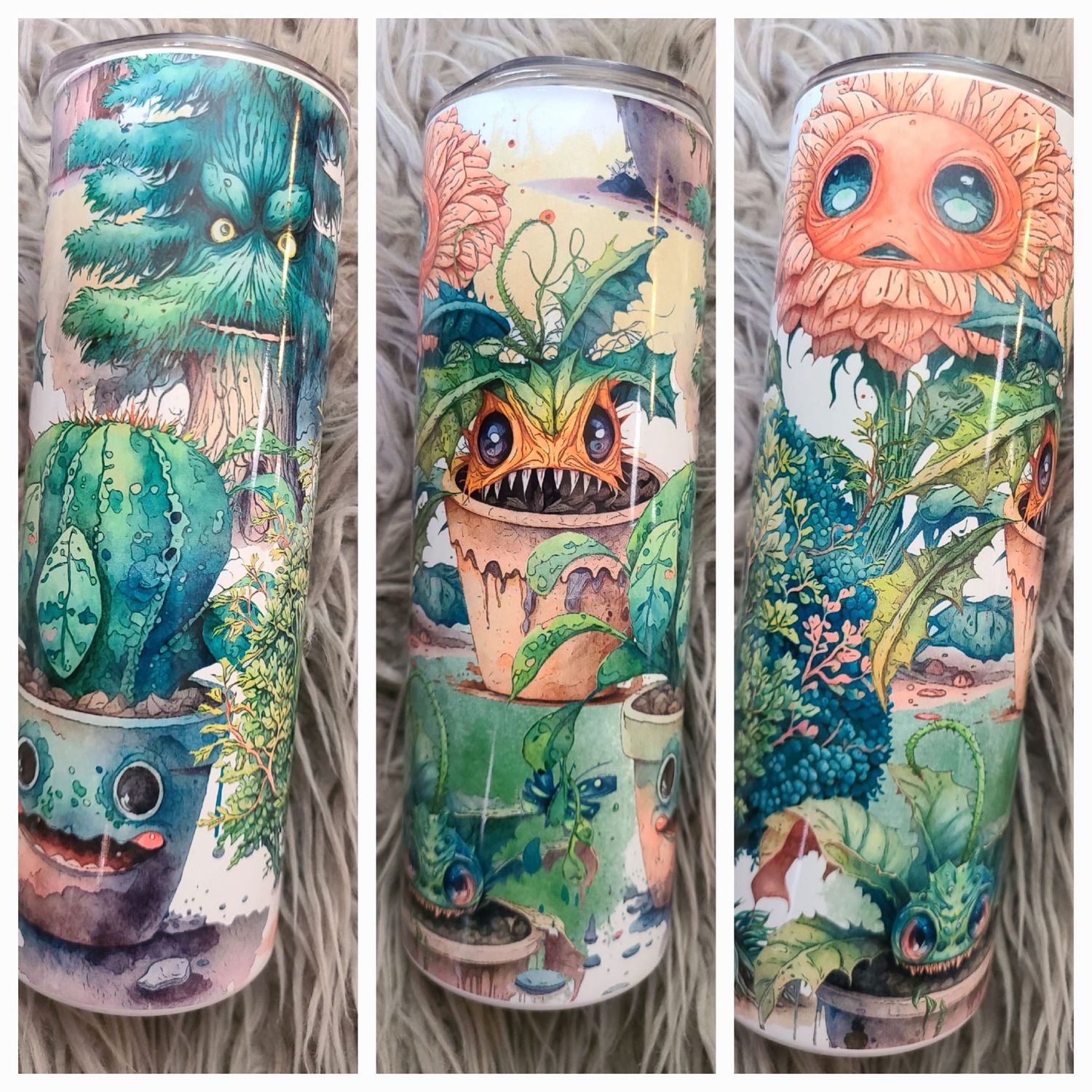 Tumbler- Creepy Cute Plants