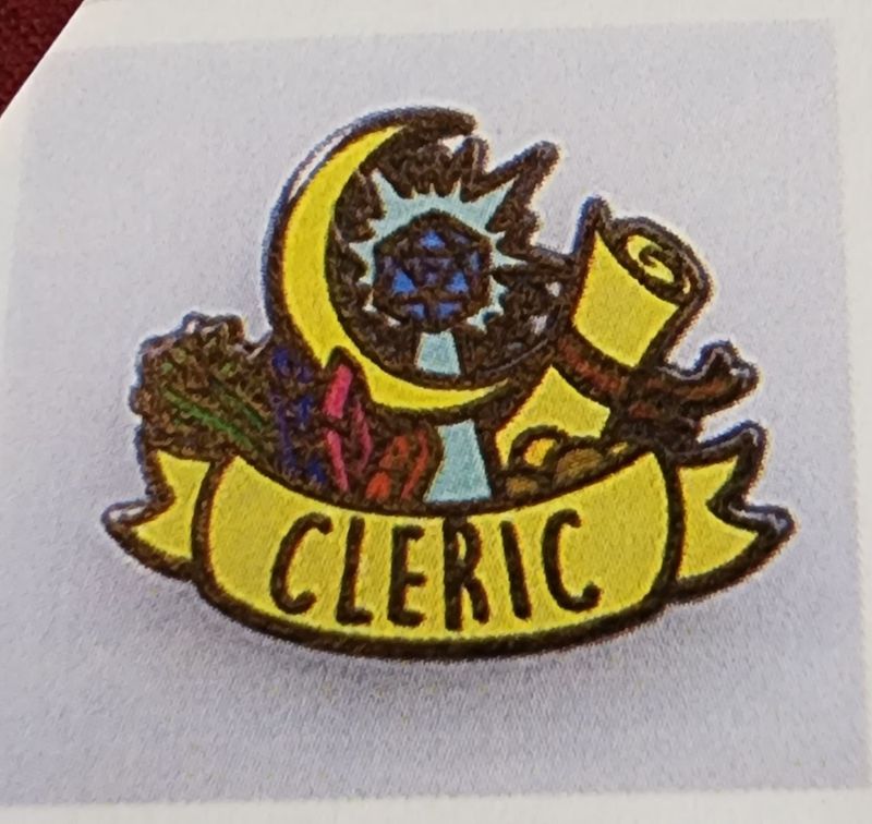 BANNER CLASS PIN CLERIC