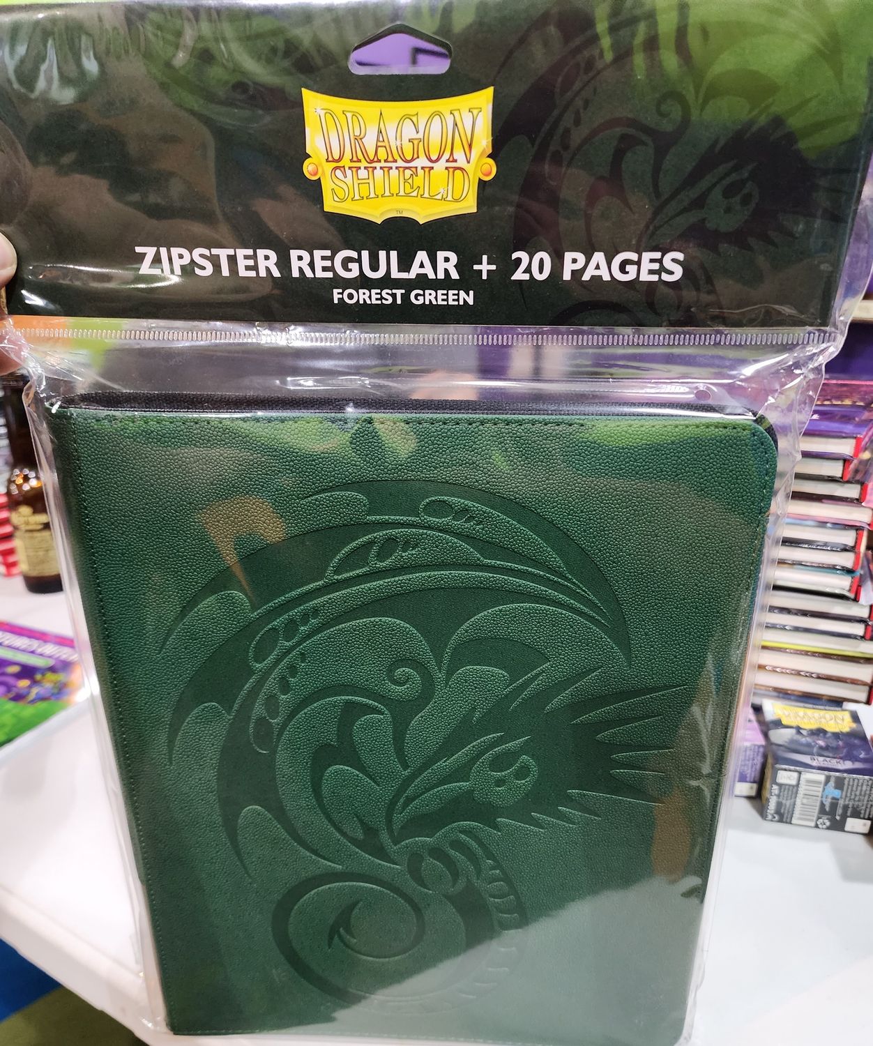 DRAGON SHIELD FOREST GREEN ZIPSTER REGULAR