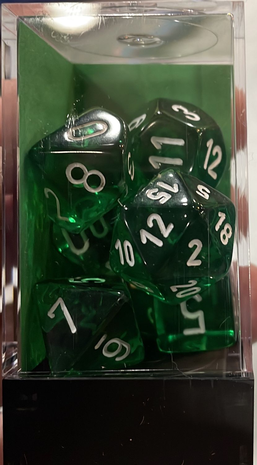 Translucent Green/White