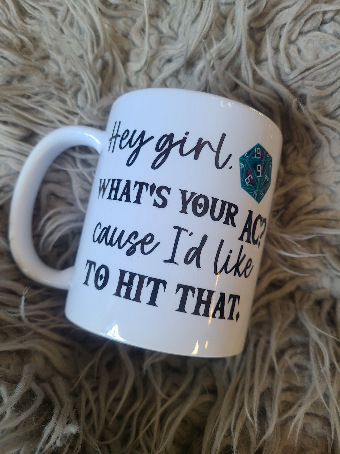 Mug- Hey girl, what&#39;s your AC?