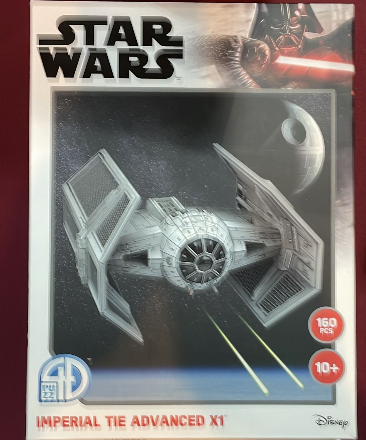 Star Wars TIE Advance x1 Fighter 4D paper mode kit