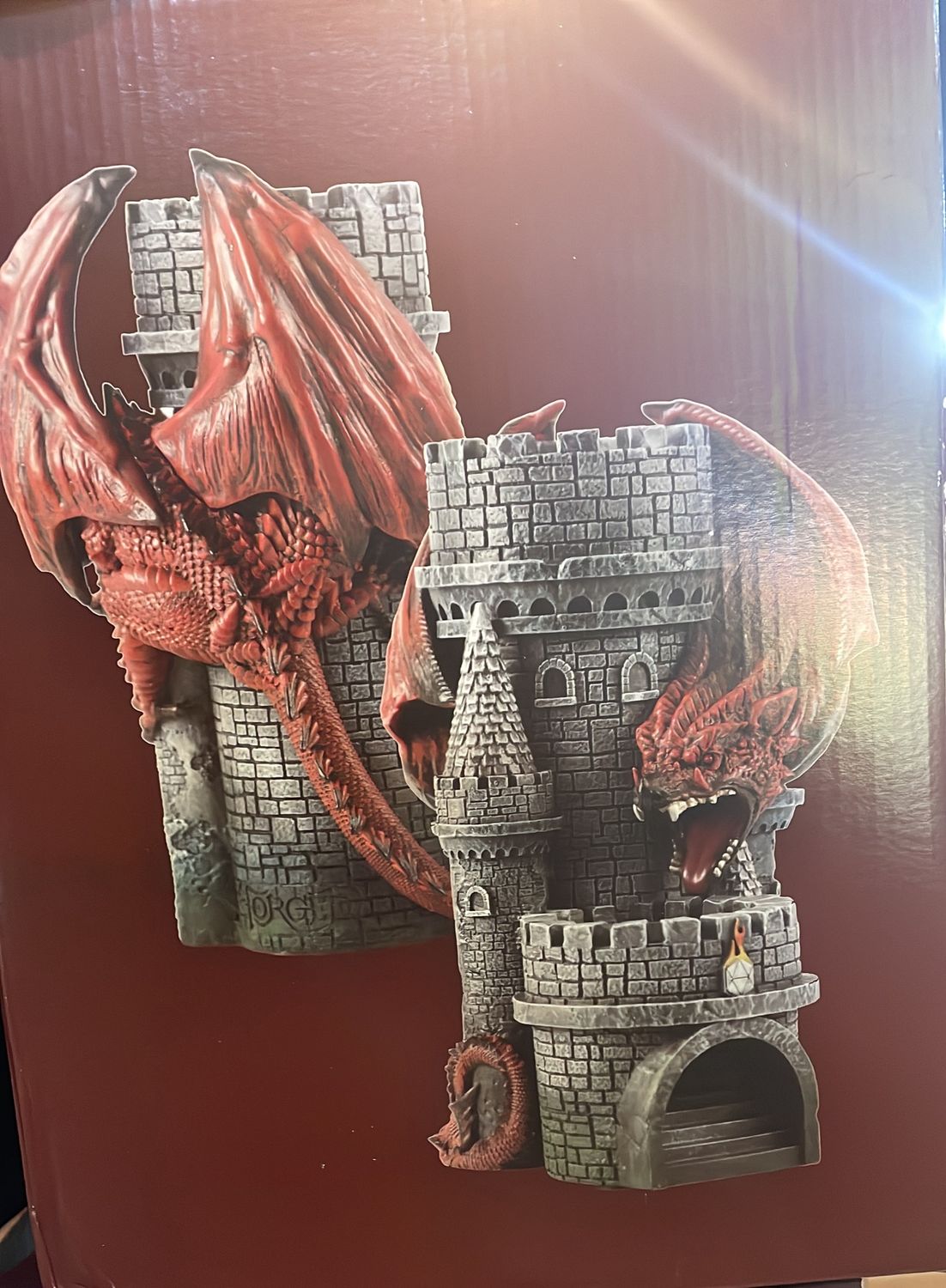 Dragons Keep Dice Tower- Red Dragon